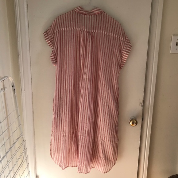 Zara striped shirt dress M - Picture 3 of 6